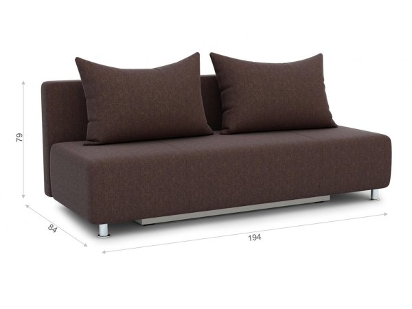 Диван прямой Глория НПБ (Savana/chocolate)