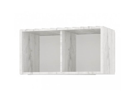 Кент-1 секция 20 Полка подвесная (Дуб крафт белый/антрацит)