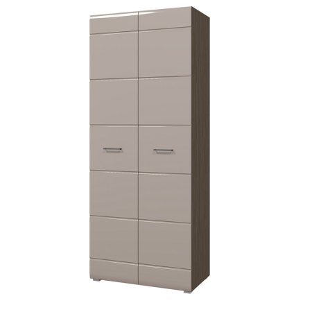 Ненси шкаф 2 ств (Венге/Капучино глянец)