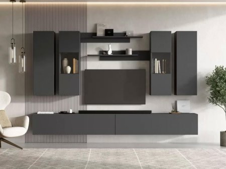 Оникс-5 полка навесная (Графит)