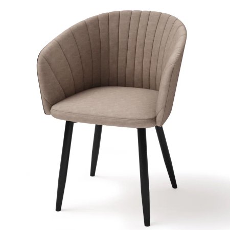 Стул Бренди (конус 32 черный матовый) (Велюр В-6)