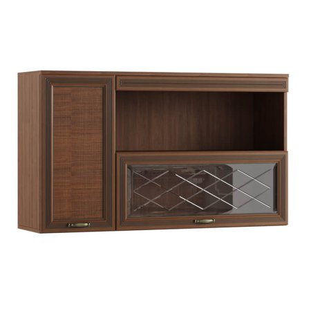 Ливорно полка навесная ЛН-4 (Орех донской)