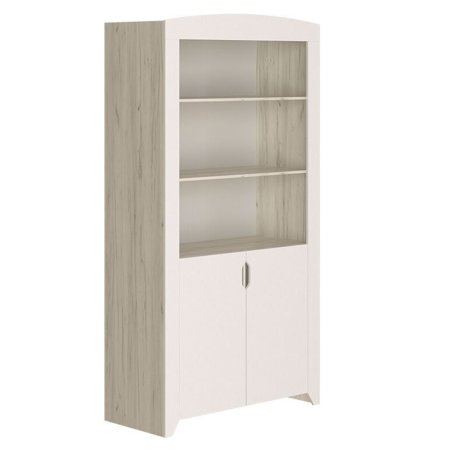 Буква Шкаф детский открытый детский (Дуб крафт белый/ Белый софт)
