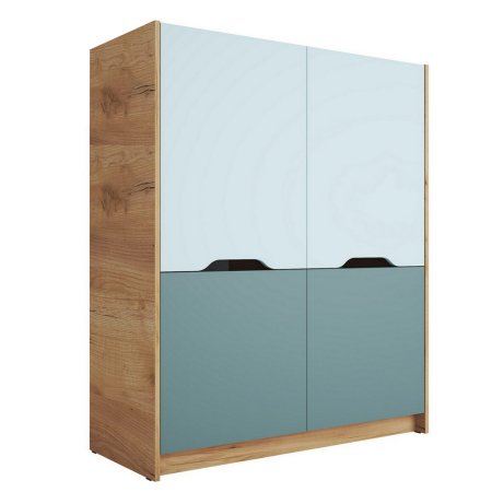 Rich Рич шкаф ШК-004 для детской (Мята/Сумеречный голубой)