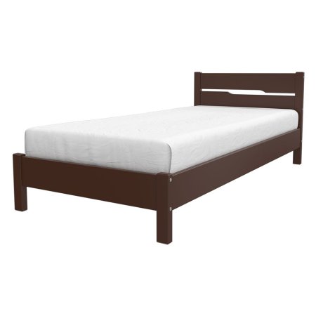 Вероника-5 кровать 90х200 + металлокаркас + комплект ножек (Орех)