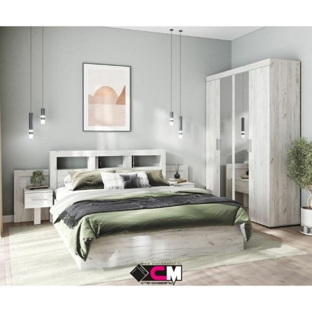 Гранд комод К1 (дуб крафт белый)