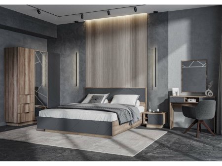 Даллас зеркало З 01 (дуб каньон/софт графит) снято с производства