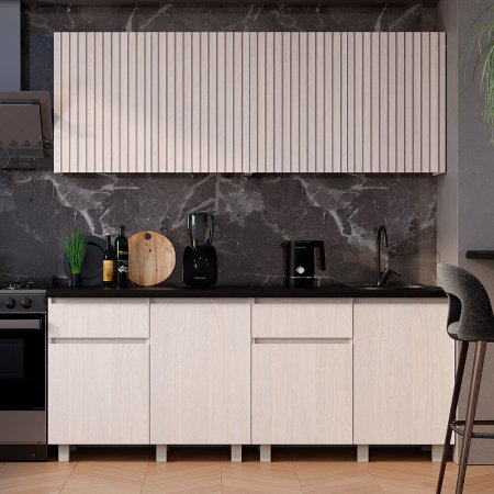 Кухня Тренд 1,0 (ясень белый)