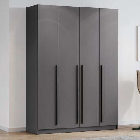 Берген шкаф ШК-1600 4 ств. (Графит)