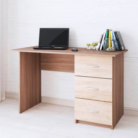 Стол письменный Сити 1 (Шимо темный/Сонома)