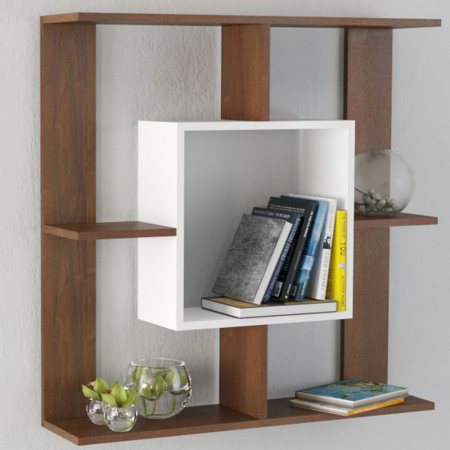 Полка навесная ПН-1 (Орех донской/белый)