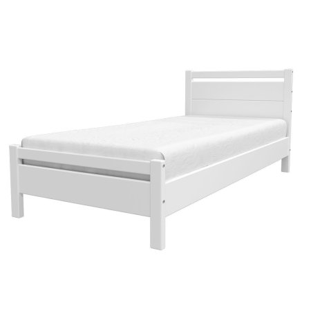 Вероника-1 кровать 90х200 + металлокаркас + комплект ножек (Белый античный)