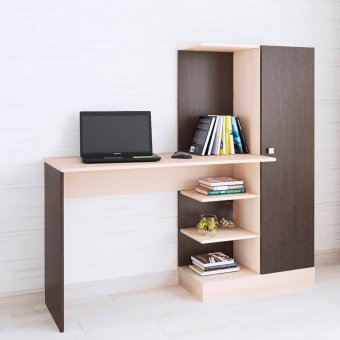 Компьютерный стол Квартет 6 (Венге/Дуб молочный)