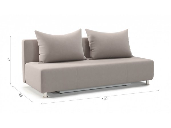 Диван прямой Глория НПБ (Bingo pebble)