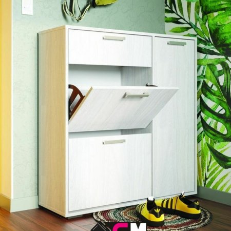 Обувница Дели №4 для прихожей (Анкор светлый)