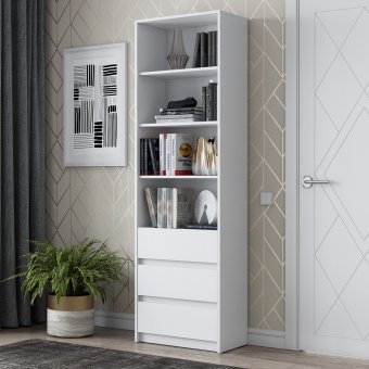 Айден стеллаж СТЛ06-600 (Белый)