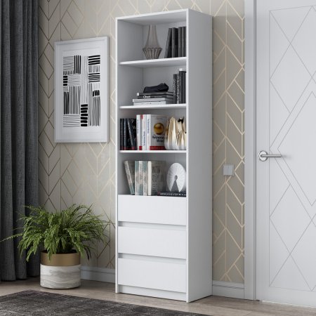 Айден стеллаж СТЛ06-600 (Белый)