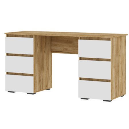 Хелен стол письменный ПС 02 (Крафт золотой/Белый)