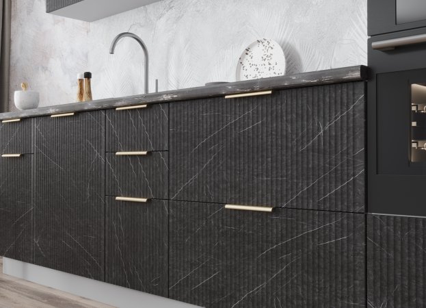 Модульная кухня "Монца" (Гранит Оникс)