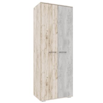 Бостон шкаф ШК-800 (дуб крафт серый/бетонный камень)