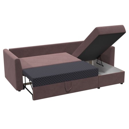 Диван угловой Сидней (Дымчато-розовый)