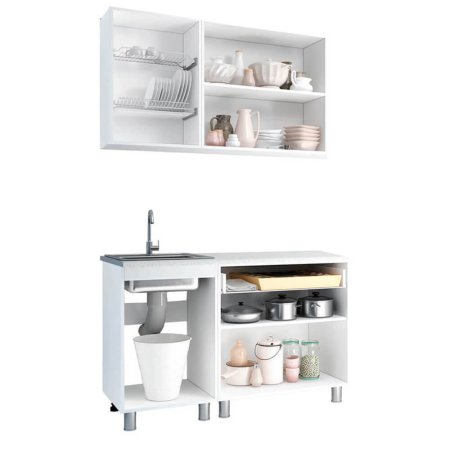 Кухня Айсбери 1,2 м (белый/сонома)