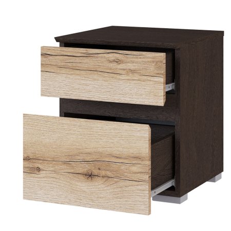 Плейона Тумба прикроватная (Венге / Дуб делано)
