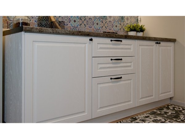 Кухня Равенна Роял угловая 1,65х1,45м (Вайт)