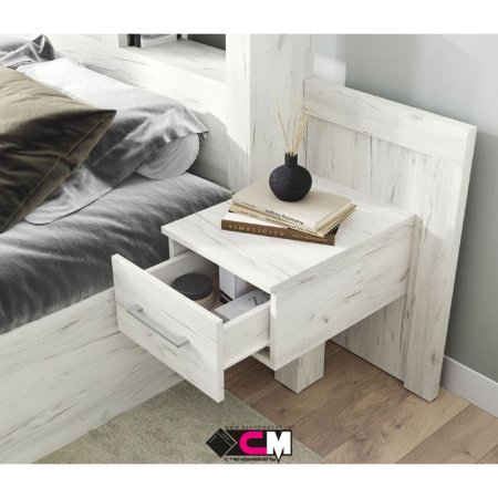 Гранд комод К1 (дуб крафт белый)