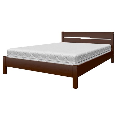 Вероника-5 кровать 140х200 + металлокаркас + комплект ножек (Орех)