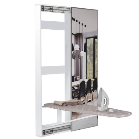 Гладильная доска Смарт с зеркалом (Белый)