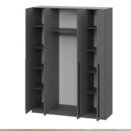 Берген шкаф ШК-1600 4 ств. (Графит)