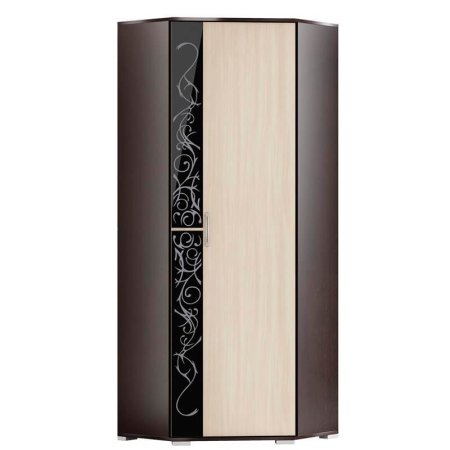 Юнона-2 шкаф угловой ШУ-02 (Венге / Дуб молочный)