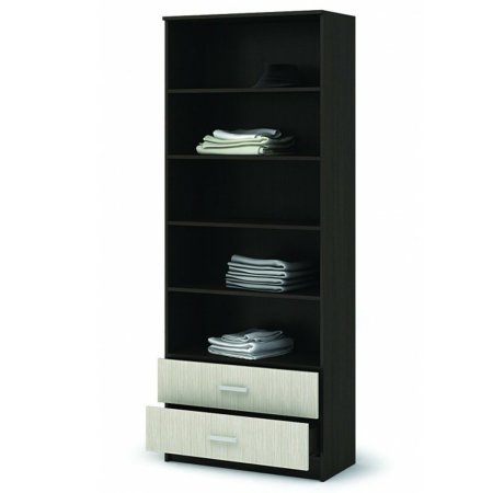 Машенька шкаф ШК 202 полки с ящиками (Венге/Белфорд)