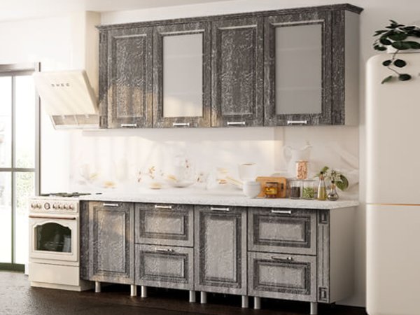 Модульная кухня Александрия (Белый / F07)