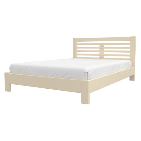 Линда кровать 140х200 + металлокаркас + ножки (Слоновая кость)