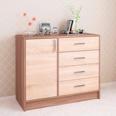 Комод Катрин 6 (Шимо темный/Сонома)