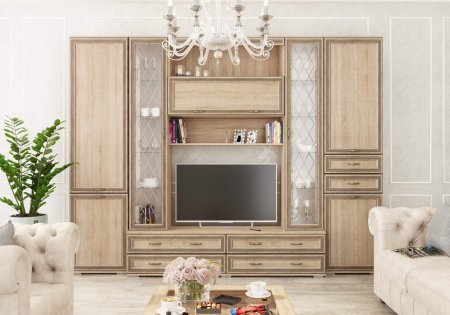 Ливорно полка навесная ЛН-3 (Дуб сонома)