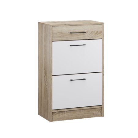 Денвер обувница для прихожей (сонома/Белый)