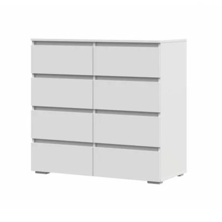 Хелен комод КМ 04 8 ящиков (Белый)
