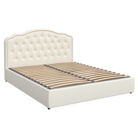 Селин кровать 160х200 + металлокаркас + подъемный механизм (Белый)