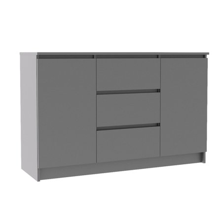 Мори комод МК 1200.3 (Графит)