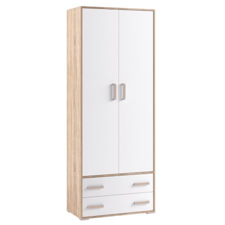 Бланка шкаф 2 ств. корпус + фасад (Сонома/Белый)