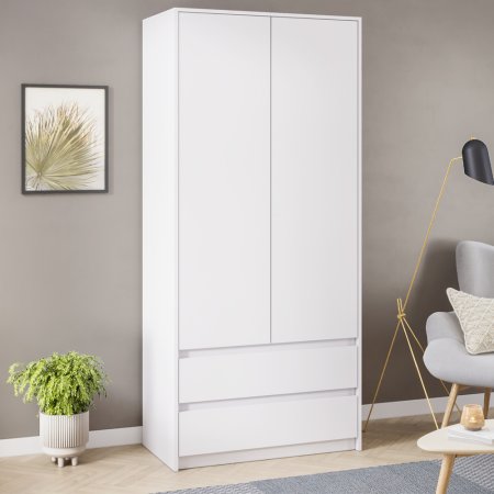 Айден шкаф 2 ств ШК06-900 (Белый)