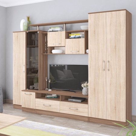 Оскар 5 гостиная (Шимо темный/Сонома)