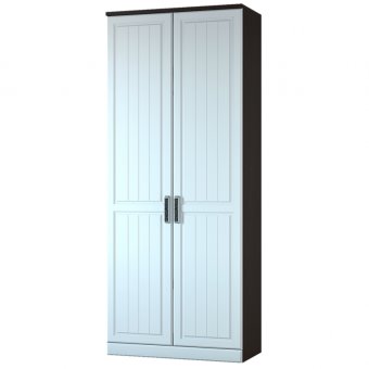 Венеция-1 Секция-3 Шкаф 2 ств. (Венге/Белый)