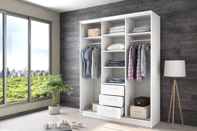 Шкаф-купе Маэстро (Белый)