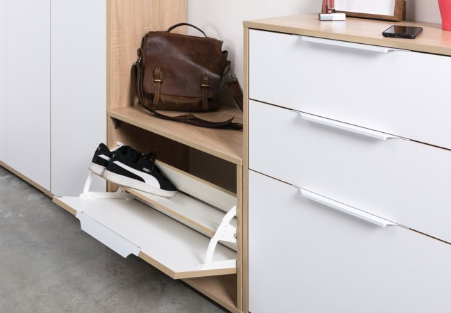 Куба Комод 13.113 N (Сонома / белый)