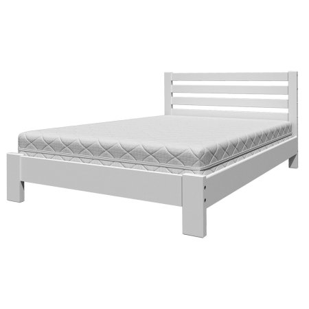 Вероника кровать 160х200 + металлокаркас + комплект ножек (Белый античный)