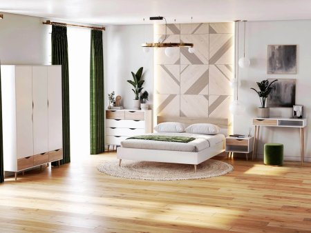 Соната стол туалетный (Белый фон / Дуб Сонома)